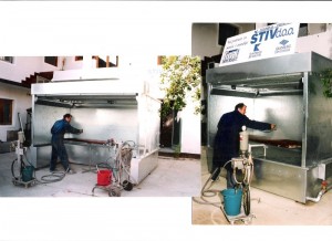 Kabine sa tri strane oplahnjivane vodom