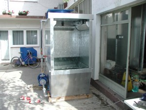 stol za lakiranje na bazi mokrog filtra